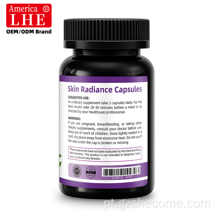 Shecome Clareador de Pele 120 Cápsulas 5000mg Antienvelhecimento